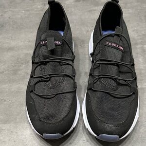 U.S. Polo Assn. Black Athletic Shoes size 8w